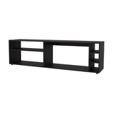 Wengue TV Stand for 70" Screen with Open Storage and Melamine Finish B062P290264