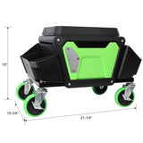 Heavy Duty Mechanic Stool 330lbs Load Capability, Garage Stool Wheels, Rolling Creeper 31171918