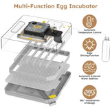 48 Egg Incubator for Hatching Chicken, Duck, Quail & Parrot Eggs Automatic Egg Turning, Humidity W2700P326296