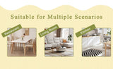 Round dining table with glass top, gilded metal legs, exquisite living, starting from details, W1151P205872
