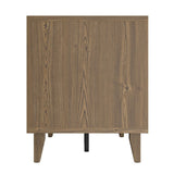 Modern 60 Inch TV Stand for TVs up to 65 inches, Classic Walnut Finish B108P208917