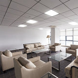 2 PCS 48W 2FT LED Panel Light 5800LM 7000K Ceiling Lighting 150W Equivalent LED Troffer Recessed 96572343
