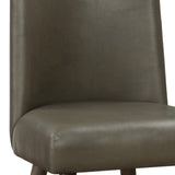 Grey and Grey Oak Upholstered Back Side Chairs B062P182728