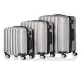 3-in-1 Multifunctional Large Capacity Traveling Storage Suitcase Silver Gray 52264925