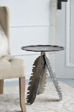 16.9x16.9x19.7 Leaf Side Table W2078P180409