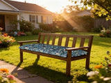 Outdoor Bench Cushion, 60 20 4 Inch, Tufted Waterproof Swing Cushion with Ties, for Patio Bench 89877957