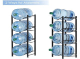 5 Gallon Water Jug Holder Water Bottle Storage Rack, 3 Tiers, Black 34237181
