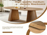 Wooden Dining Table, Flexible and Extendable, Multi-functional and Space-saving, Fashionable Oval 92859442