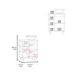 Stites Vanity Sink, Bathroom, White B092P360642
