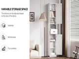 69" H Tall Bathroom Storage Cabinet with 2 Barn Doors and 1 Drawer, Narrow Storage Unit, Adjustable W2386P207761