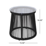 MOONSTONE SIDE TABLE 67842.00BLK