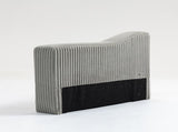 Modular Sofa Single Armrest Backrest Module for Modular Sectional Sofa Couch Side Armrest, Gray W3098P257001