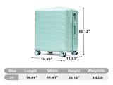 28" Large Suitcase, ABS Hardshell, Upgraded Crack-Resistant Iron Handle, Combination Lock, 360&deg W2787P536180