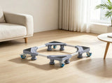 Mini Fridge Stand, 400 lbs Load Capacity, 4 Locking Swivel Wheels, Adjustable Universal Mobile Base, 16347912