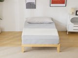 Twin Basic Bed Frame Pine Wood Painted Surface Bed Single Bed 74.41*37.99*12in Wood 87319993