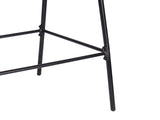 Ladd Outdoor Metal Wicker Barstool, Light Brown Faux Wicker, Set of 2 N775P277558B