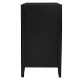 Featured Three-door Storage Cabinet with Metal Handles, Suitable for Corridors, Entrances, Living WF308089AAB