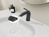 Matte Black Single Handle Lavatory Basin Sink Faucet W1217P214964
