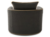 Swivel Accent Chair Upholstered Club Chair Barrel Sofa Chair for Living Room , Reading Corner, and N763P376127R