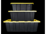 40 gallon Tough Tote 2 Pack, Black and Yellow 74841017
