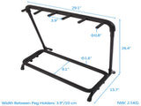 5-Slot Guitar Holder Rack Stand Black 73170758
