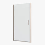 ZNTS 1 3/8" adjustment,universal pivot shower door, open outside, with 1/4" tempered glass W2122131056