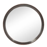 20x1.5"Transitional Decor Style Mango Wood Wall Mirror Wall Decor with Frame of Solid Mango Wood for W2078130426