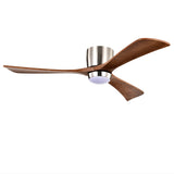 ZNTS 52" Ceiling Fan with Lights Remote Control,Quiet DC Motor 3 Wood Blade Ceiling Fans 6 Speed 25445381