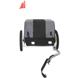 Heavy-Duty Bike Cargo Trailer with Removable Waterproof Cover 88 lbs Capacity, 16" All-Terrain W2932P289393