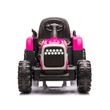 Ride on Tractor with Trailer,24V Battery Powered Electric Tractor Toy, 200w*2motor W1578P193902