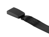 2pcs Seat Belt 3 Point Universal Retractable Safety Belt Black 49961010