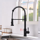 Touchless Kitchen Faucet,Hands Free Automatic Smart Kitchen Faucet Black Smart Kitchen Faucet W1932P156238