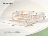 White painted finish, solid pine construction , Twin-size bed, 07655524