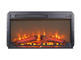 23 inch electric fireplace insert heater with log set & realistic flame, overheating protection W1769P255456