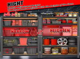 Garage Racking, Adjustable Heavy Duty Storage Racking, 5-Tier Metal Garage Racking, Garage Tool Room 51469252