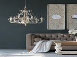 Set of 2 Large Wooden Wall Art Panels with Distressed White Finish and Round Mirror Accents,17" x W2078130284