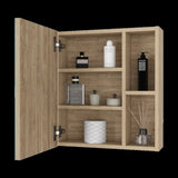 Lincoln Mirrored Medicine Cabinet, Five Interior Shelves B128P148930
