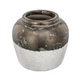 13x13x11" Round Sienna Brown Ceramic Accent Vase W2078P310229