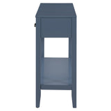 U_STYLE Contemporary 3-Drawer Console Table with 1 Shelf, Entrance Table for Entryway, Hallway, N711P234485V