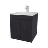 Wengue Bathroom Vanity with two Doors B062P355536
