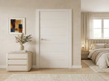 44 in. x 96 in. Hollow Core White Painted Composite MDF Interior Door Slab B2763P615346