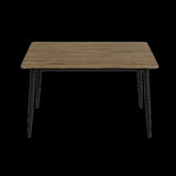 Modern minimalist wood grain tabletop dining table, stylish dining table, kitchen dining table, W1727P229031