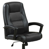 ZNTS Black Office Chair with Casters B062P153803