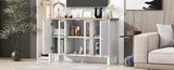 U-Can 47.2'' Retro TV Stand for TVs up to 43 Inches, Entertainment Center Media Console Cabinet with N724P233371K