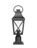 Outdoor Post Light,Lamp Post Light Fixture,Post Lantern with Pier Mount Base,Textured W2714P218546