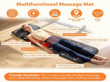 Full Body Massage Mat with 10 Pure Copper Motors, 9 Modes & 9 Intensity Levels Massage Pad with 70804437