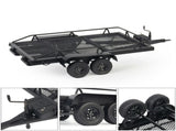 Trailer Car Heavy-Duty Trailer Cargo Carrier Kit For 1/10 RC Rock Crawler Truck 36837007