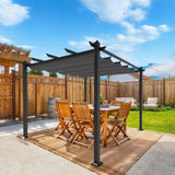 10*10ft Outdoor Pergola Grey 70345964