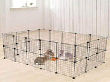 Pet Playpen, Small Animal Cage Indoor Portable Metal Wire Yard Fence for Small Animals, Guinea Pigs, 26976233