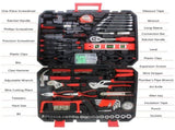 Black Hand Tool Box with Toolset 238Pcs 82194311